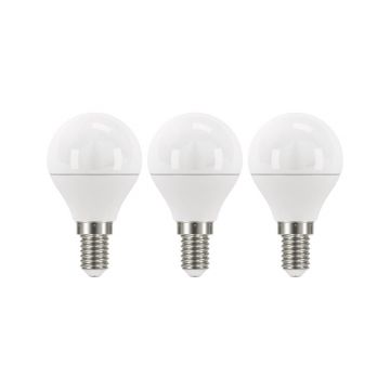 Set 3 becuri cu LED EMOS Classic Mini Globe Warm White, 5W E14